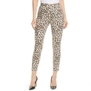 Frame Ali high rise skinny tan black leopard cheetah animal print jeans